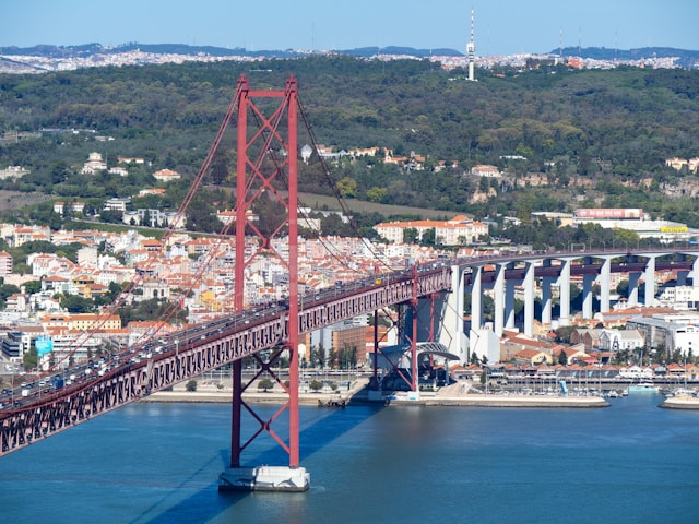 25th April Bridge in Lisbon