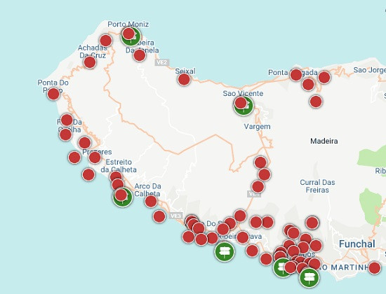 Radoeste map Madeira
